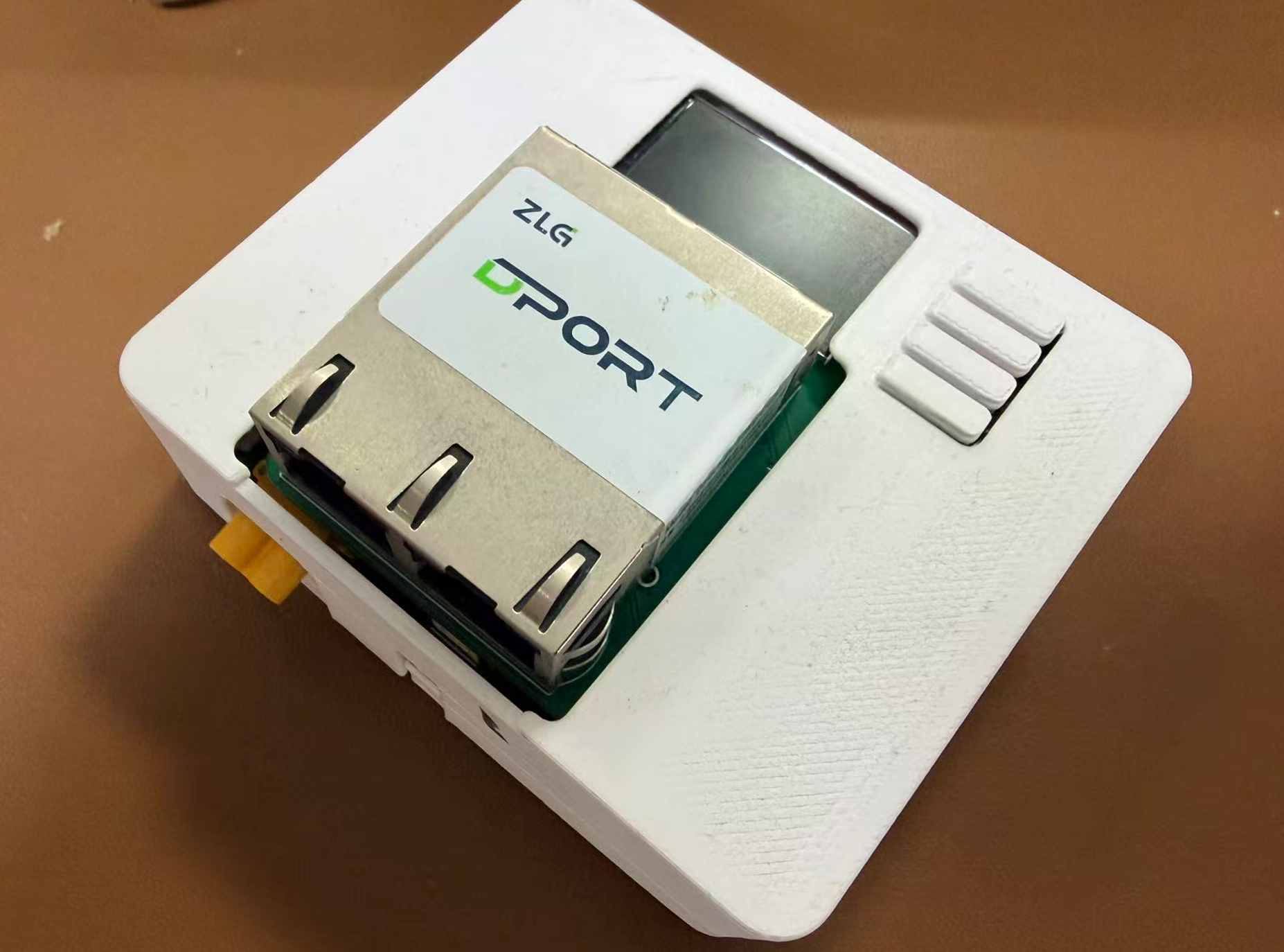 Assembled servo drive with EtherCAT module